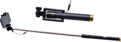 A CONNECT Z Cable Selfie Stick(Black)