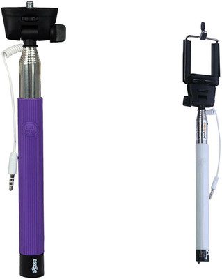 

Pihu G Cable Selfie Stick(Purple, White)