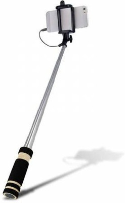 

Fellkon Cable Selfie Stick(Black, Remote Included)