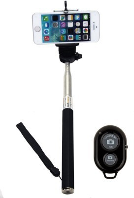 

Corcepts Bluetooth Selfie Stick(Black, Remote Included)