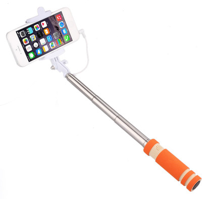 MAK Bluetooth Selfie Stick(Orange)