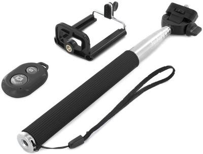 

PH Artistic Bluetooth Selfie Stick(Black, Remote Included)