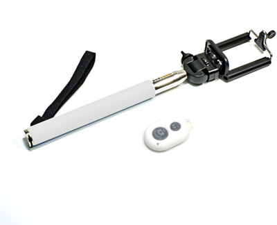 

Voltaa Bluetooth Selfie Stick(White, Remote Included)