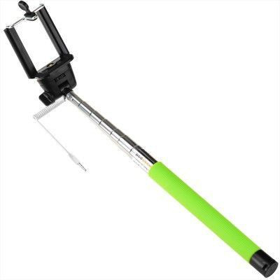 

A2 Gold Cable Selfie Stick(Red, Black, Yellow, White, Blue, Green, Pink, Multicolor), Black;blue;green;multicolor;pink;red;white;yellow
