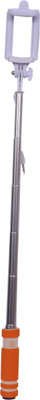 

Namcell Cable Selfie Stick(Orange, Remote Included)