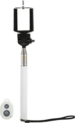 

Saara Fashions Cable Selfie Stick(White, Remote Included)