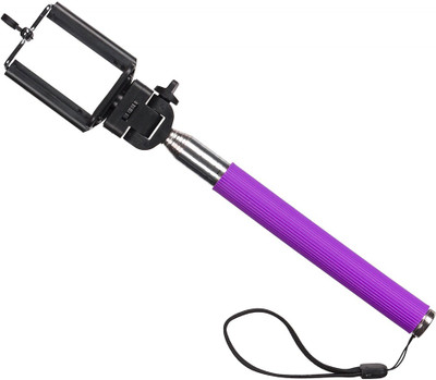 

Gold Dust Bluetooth Selfie Stick(Purple, Remote Included)