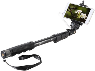 

Fletum Bluetooth Selfie Stick(Black, Remote Included)