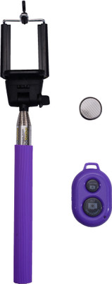 

SUNNEX Bluetooth Selfie Stick(Purple, Remote Included)