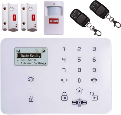 

D3D Model D9 With 2 Door+ 1 PIR Sensor + 2 Remote Touch Screen Smart phone iOS/ Android Mobile apps Wireless Sensor Security System