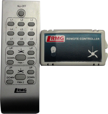 

RMG 2 Light And 2 Fan Remote Controller With 10 Speed Regulator Wired Sensor Security System