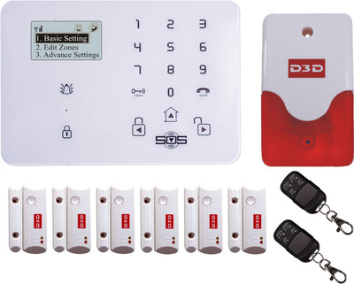 

D3D Model D9 with 6 Door+ 2 Remote+Siren Touch Screen Smart phone iOS/ Android Mobile apps Wireless Sensor Security System