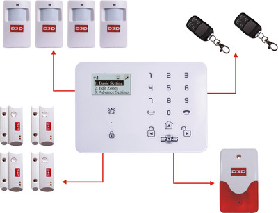 

D3D D9 Wireless Sensor Security System