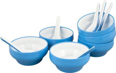 

Nayasa Bowl Spoon Plate Ladle Serving Set(Pack of 12)