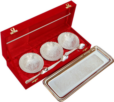 Folkshopz Bowl Tray Serving Set(Pack of 7)