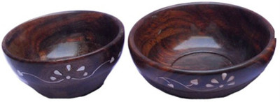 

Craftatoz Bowl Tray Serving Set(Pack of 2)