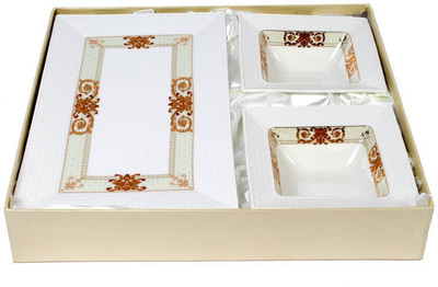 

DUCATI Plate Bowl Serving Set(Pack of 3)