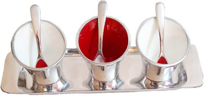 

AM VAASITI Bowl Spoon Tray Serving Set(Pack of 7)