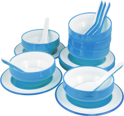 

Nayasa Bowl Spoon Plate Ladle Serving Set(Pack of 18)