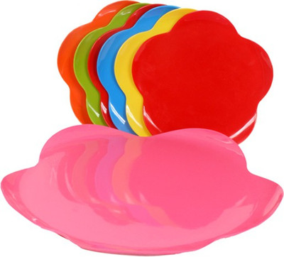 

Purpledip Designer Plate Bowl Serving Set(Pack of 7)