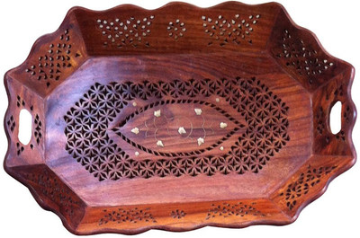 Craftatoz Bowl Tray Serving Set(Pack of 1)