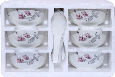 

Pearl Pooja Bowl Spoon Serving Set(Pack of 12)