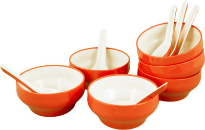 

Nayasa Bowl Spoon Plate Ladle Serving Set(Pack of 12)