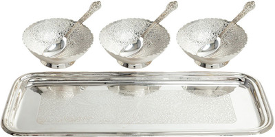 

Elite Handicrafts EHSPBB0007 Bowl Spoon Tray Serving Set(Pack of 7)