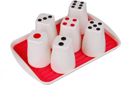 

GeekGoodies DIce Game Cup Tray Serving Set(Pack of 7)