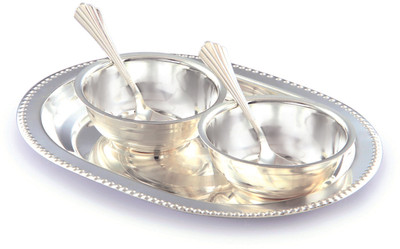 

Ojas Bowl Spoon Plate Ladle Serving Set(Pack of 5)