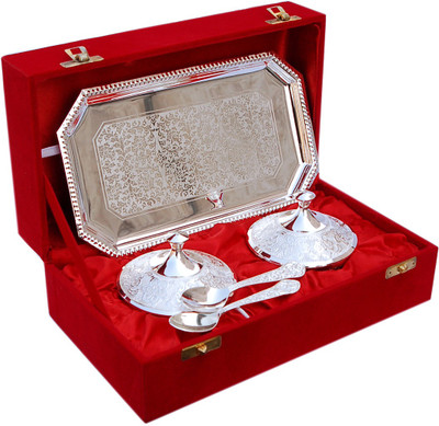 Folkshopz Bowl Tray Serving Set(Pack of 5)