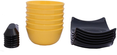 

Aarzool Bowl Spoon Plate Ladle Serving Set(Pack of 18)