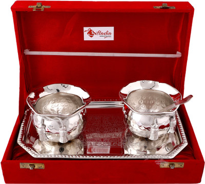 

Giftadia Serving Set-BR004 Bowl Spoon Tray Serving Set(Pack of 5)