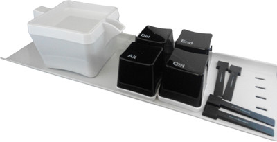 

GeekGoodies Alt Ctrl Del End Keyboard Style With Teapot Cup Tray Serving Set(Pack of 10)