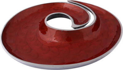

Giftadia Platter-3082 Aluminium Decorative Platter(Red)