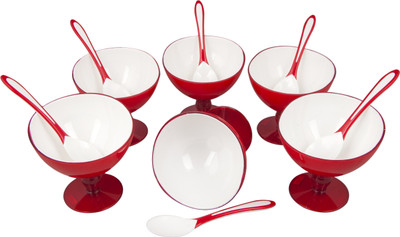 

Nayasa ny-is-02r Bowl Spoon Plate Ladle Serving Set(Pack of 12)