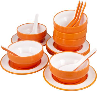 

Nayasa Bowl Spoon Plate Ladle Serving Set(Pack of 18)