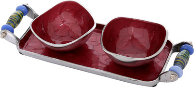 25% OFF on Rajrang Bowl, Tray Serving Set(Pack of 3) 25% OFF on Rajrang Bowl, Tray Serving Set(Pack of 3)