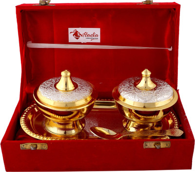 

Giftadia Serving Set-BR010 Bowl Spoon Tray Serving Set(Pack of 5)