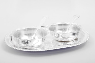 Ojas Tray, Spoon, Bowl Serving Set(Pack of 5)