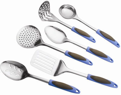 

Elegante Bowl Spoon Plate Ladle Serving Set(Pack of 6)