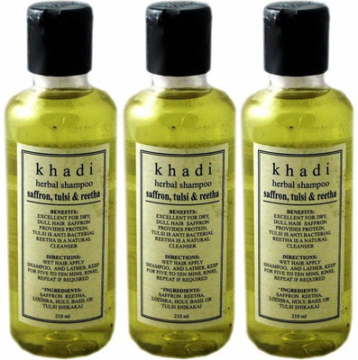 

Khadi Herbal Saffron, Tulsi & Reetha(630 ml)