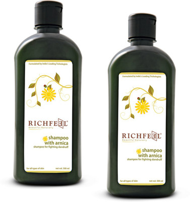 

Richfeel Shampoo With Arnica 500ml (pack of 2)(1000 ml)