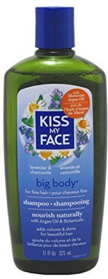 

Kiss My Face Big Body Hair Volumizing Shampoo, Natural Shampoo with Lavender & Chamomile, 11 Ounce(325 ml)