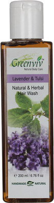 

Greenviv Natural Lavender & Tulsi Hair Wash(200 ml)