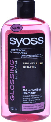

Syoss Glossing shine seal keratin shampoo(500 ml)