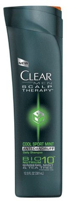 

Clear Men Scalp Therapy Cool Sport Mint Anti-Dandruff Shampoo(381 ml)