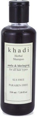 

Parvati Khadi Gramudyog Amla & Bhringraj Shampoo (SLS, Sulfate & Paraben Free)(210 ml)