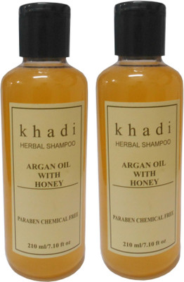 

Khadi Herbal Argan oil with Honey (Paraben Chemical Free ) Shampoo(420 ml)