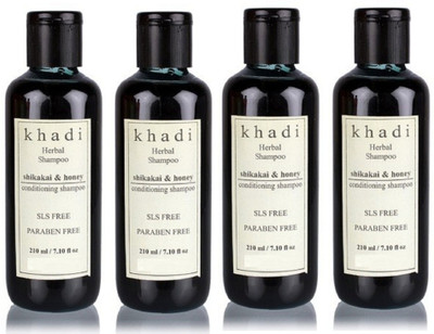 

Parvati Khadi Gramudyog Shikakai & Honey conditioning shampoo (SLS, Sulfate & Paraben Free)(840 ml)
